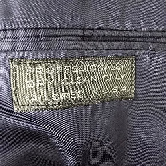 Vintage Christian DIOR Virgin Wool Suit Jacket Pinstriped Sport Coat Size L / 44 - Picture 13 of 13